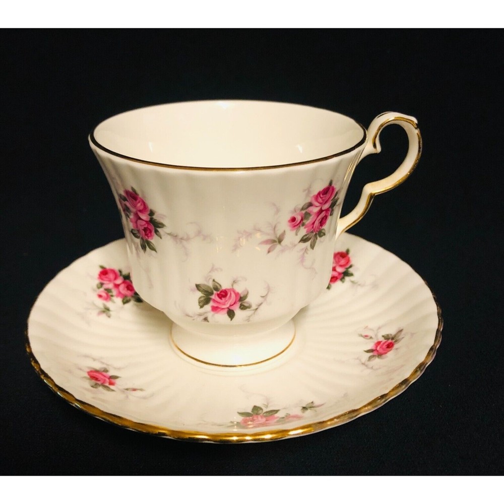 Princess House Hammersley Bone China Tea Cup & Saucer The Windsor Rose England